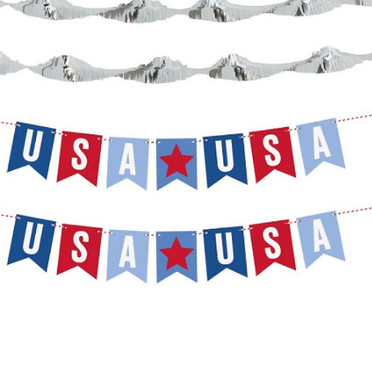 Patriotic USA Car Decorating Kit 12pc
