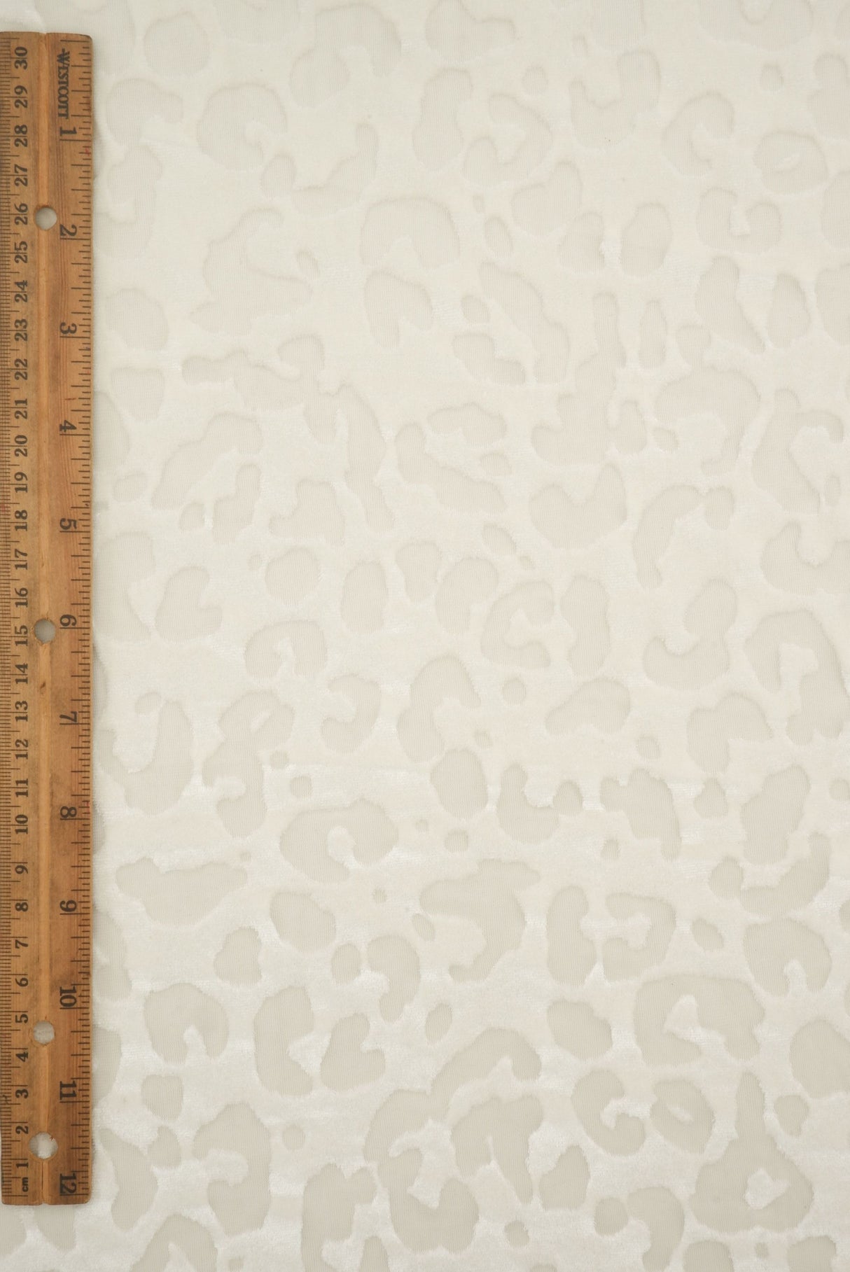 Velvet Burnout Knit Animal Print Fabric