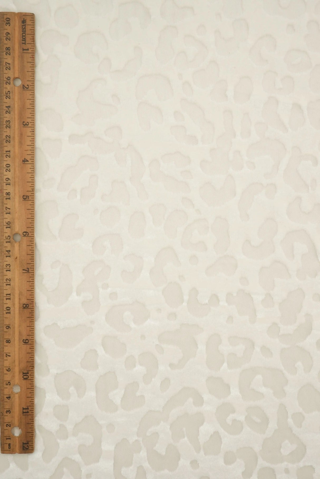 Animal Print Velvet Burnout Knit Fabric 55" Wide