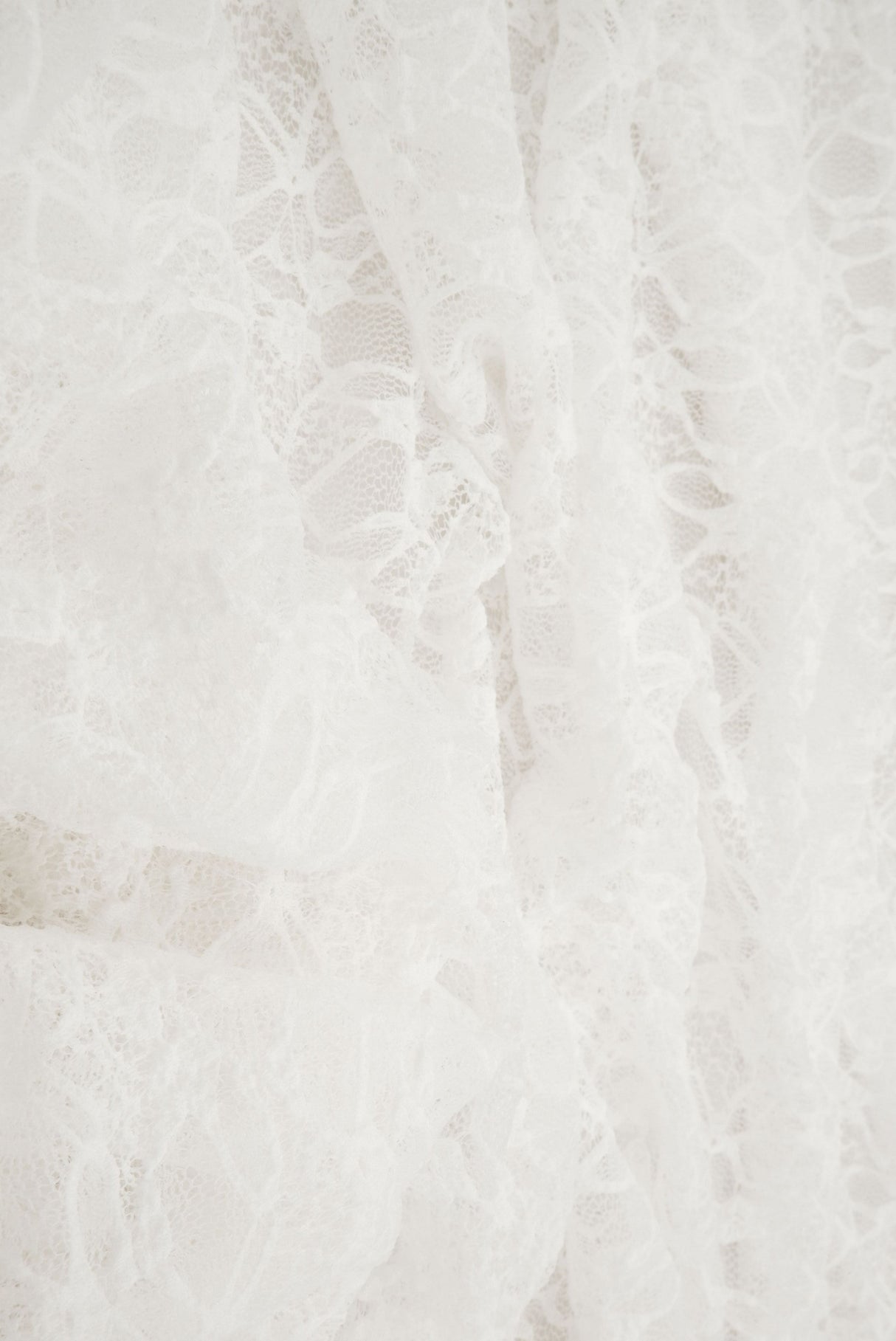Bubble Ditsy Flower Lace Fabric
