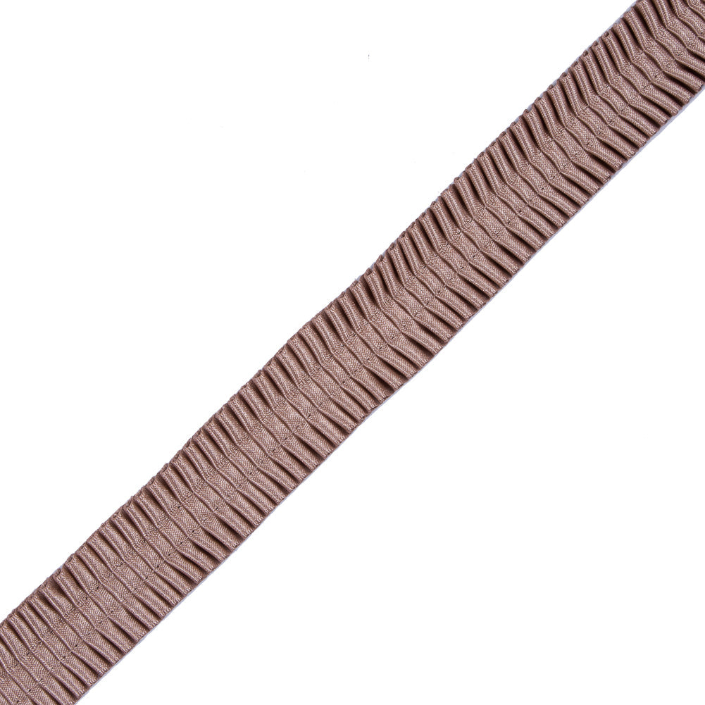 Italian Champagne Deep Knife Pleated Trimming - 1"