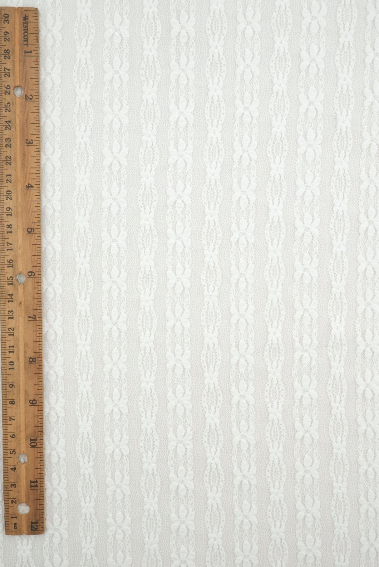 Ditsy Flower Stripe Nylon Spandex Lace
