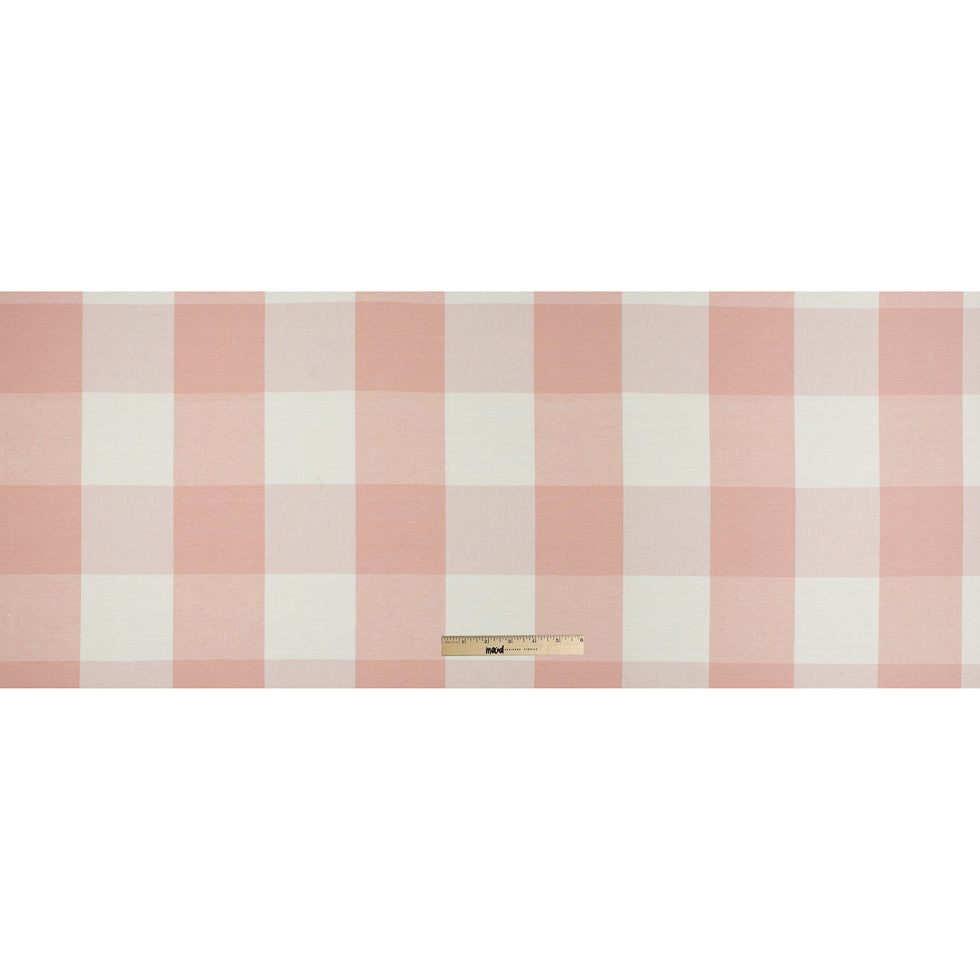 Blush Buffalo Checked Cotton Woven
