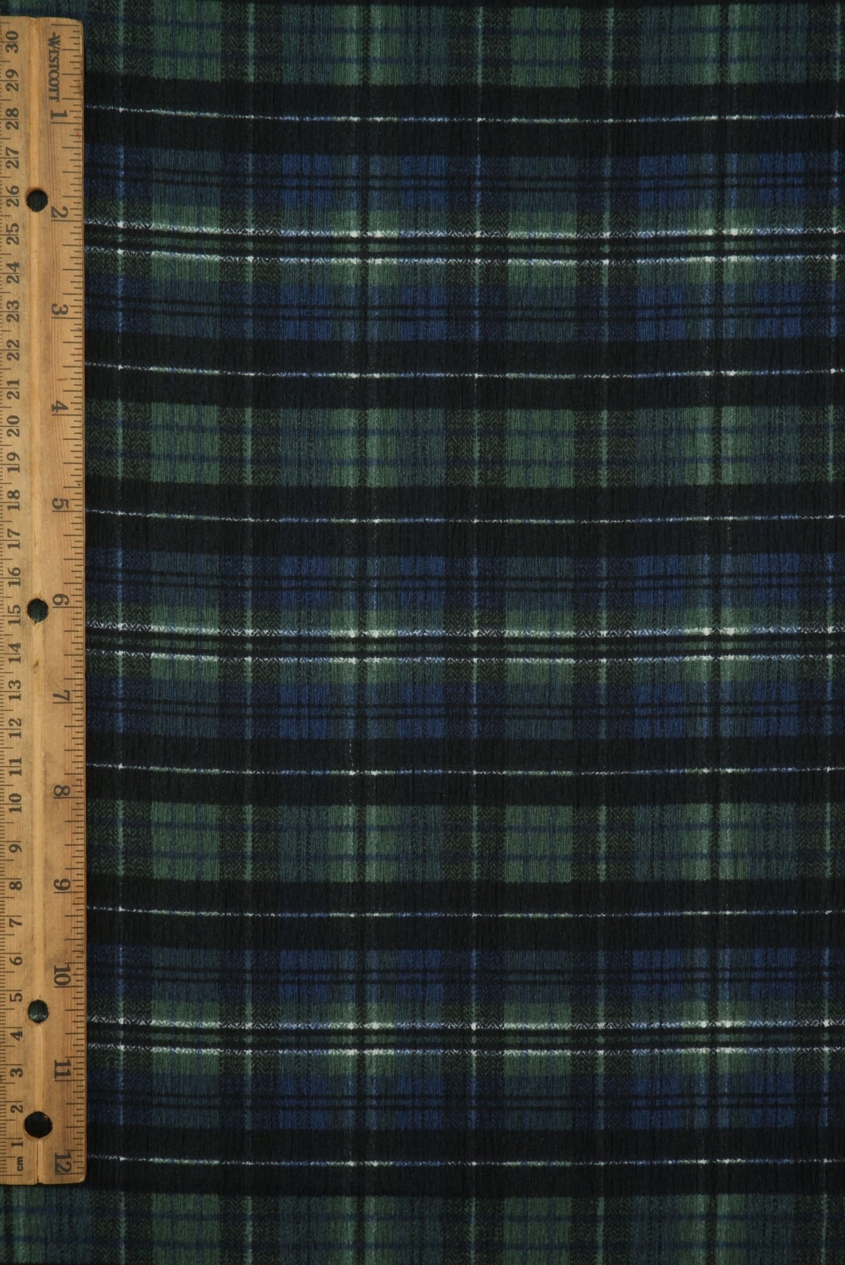 Plaid Ripple Jersey Print Fabric