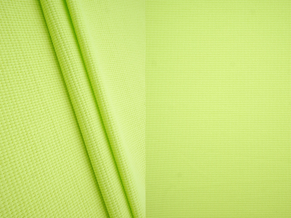 Waffle Double Knit Solid Fabric