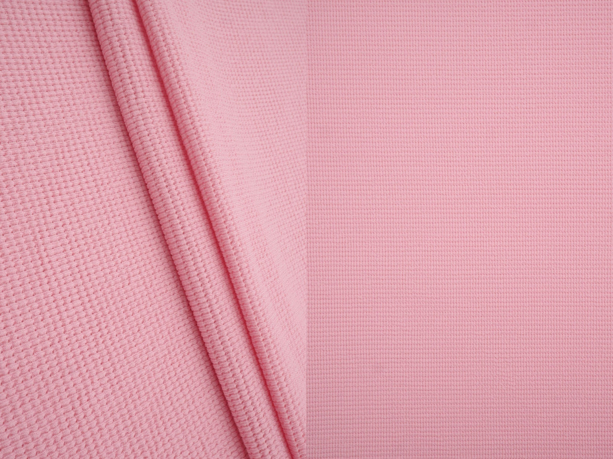 Waffle Double Knit Solid Fabric