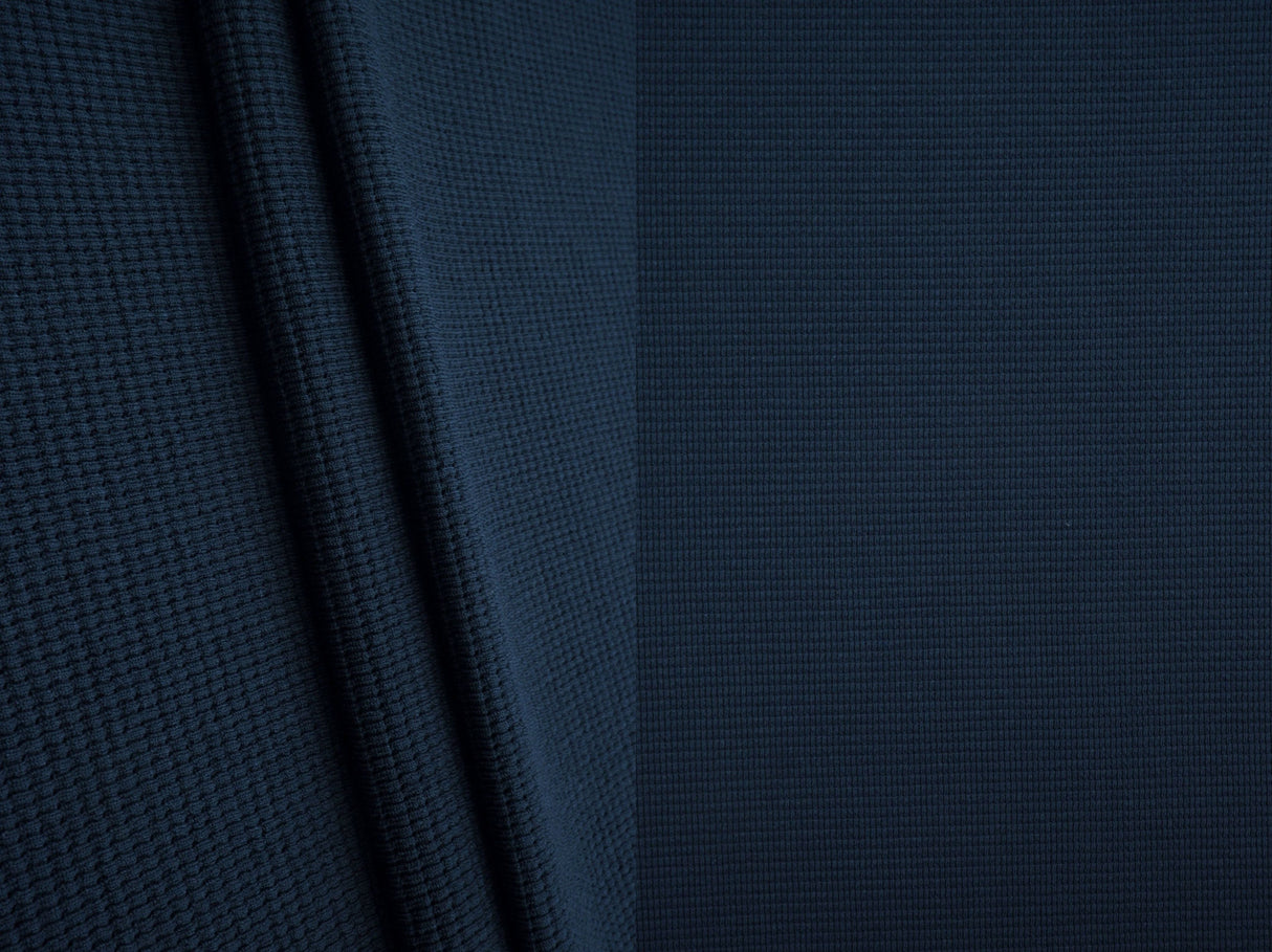 Waffle Double Knit Solid Fabric