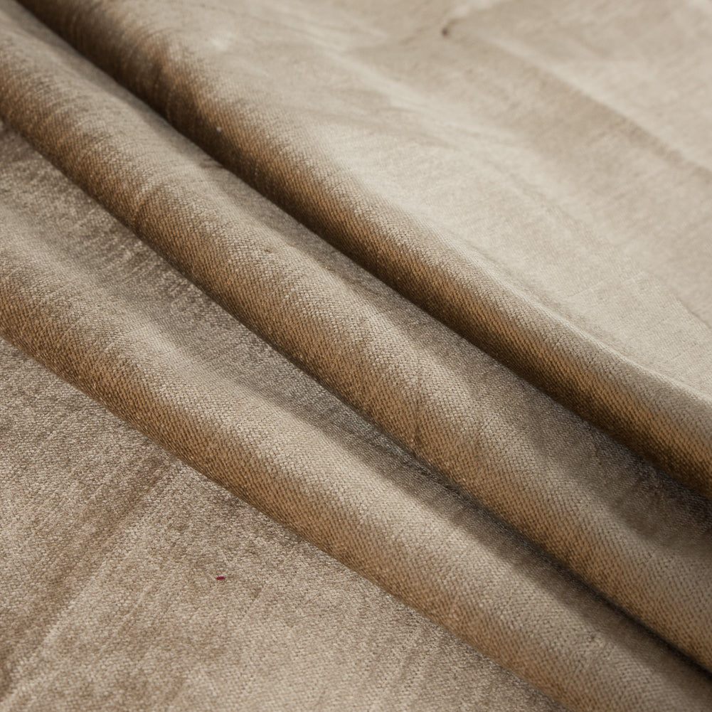 Warm Sand Cotton and Rayon Velveteen