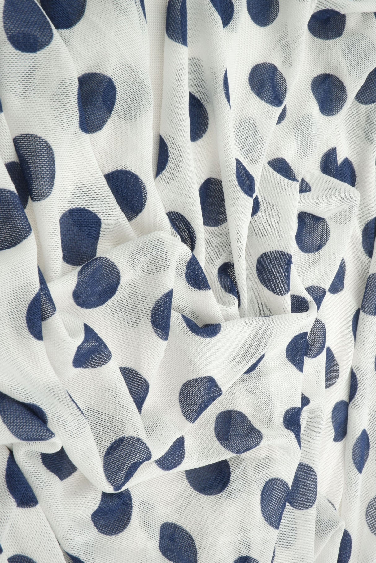 Polka Dot Mesh Print