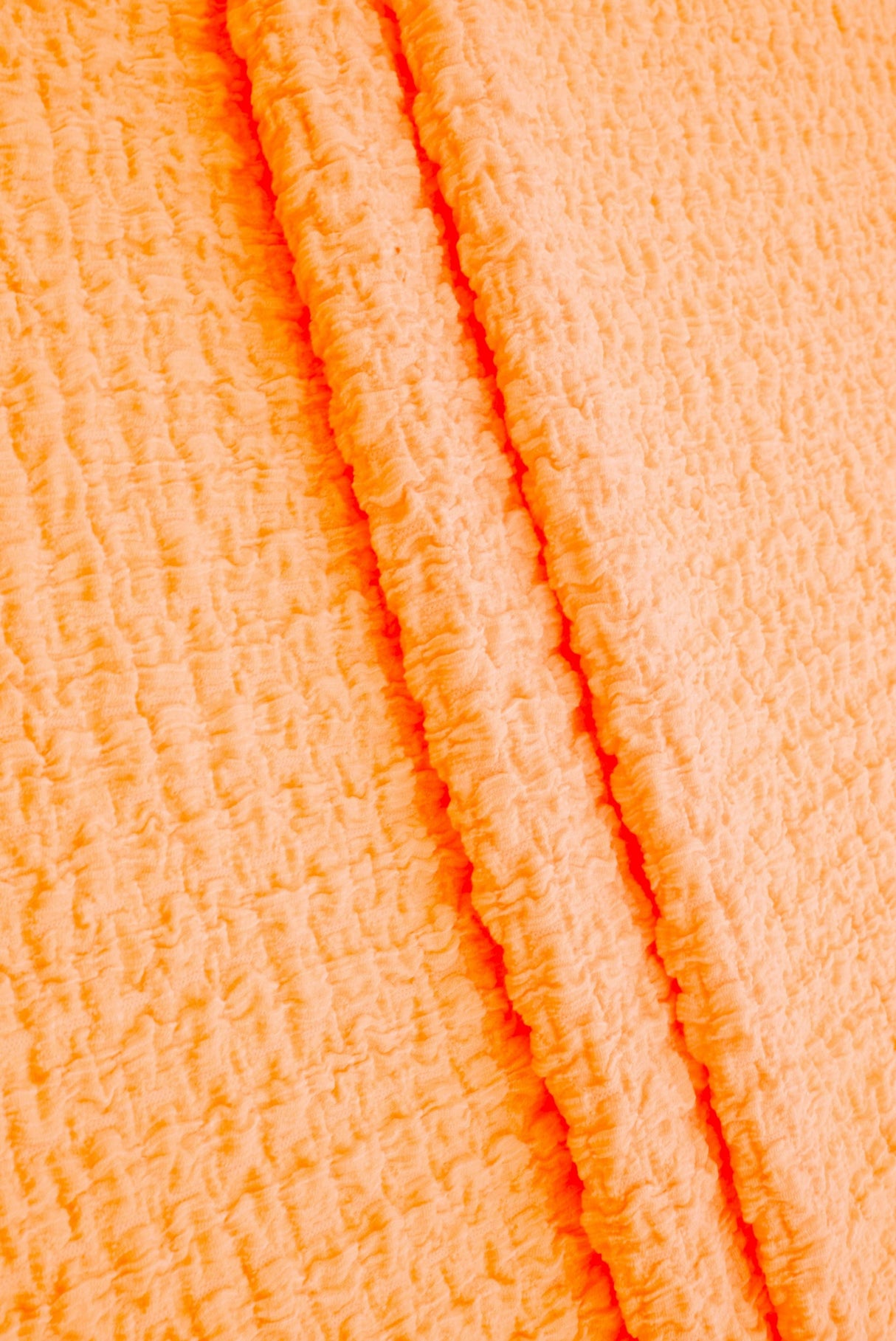 Waffle Crepe Solid Knit Fabric