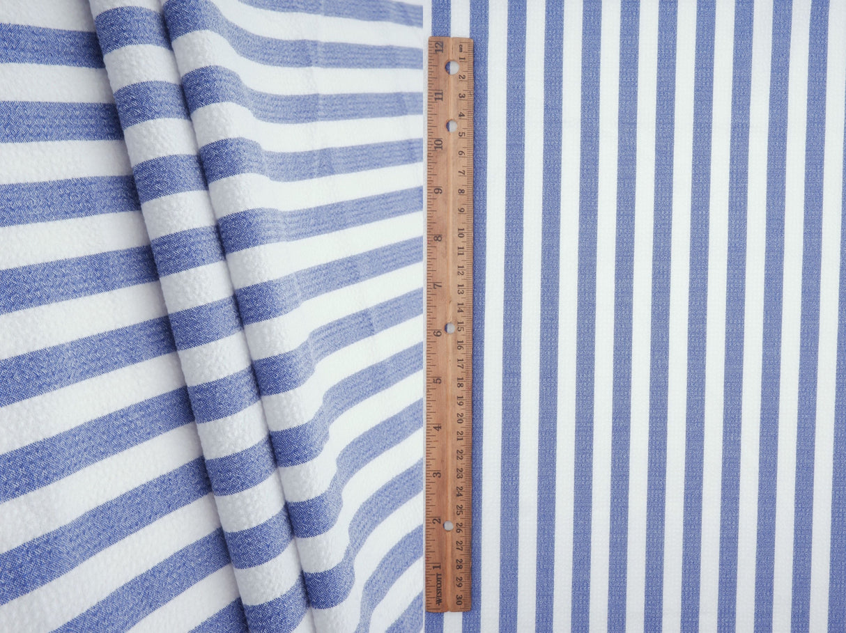 Seersucker Stripe Woven Fabric