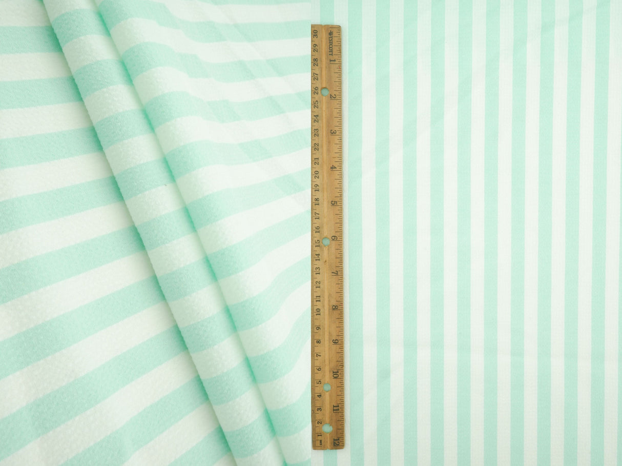 Seersucker Stripe Woven Fabric