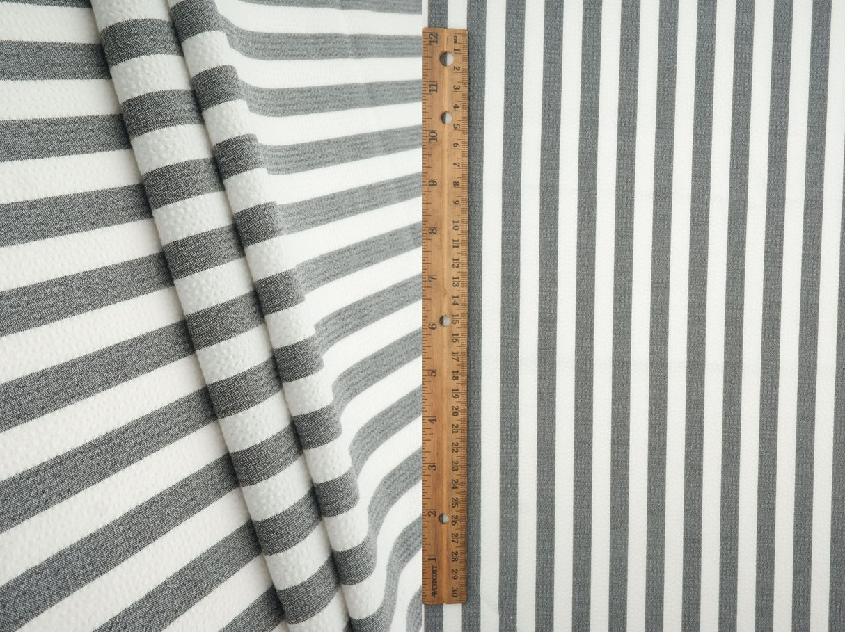 Seersucker Stripe Woven Fabric