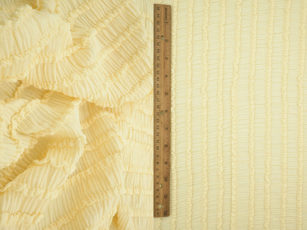 Crinkle Jacquard Knit Fabric
