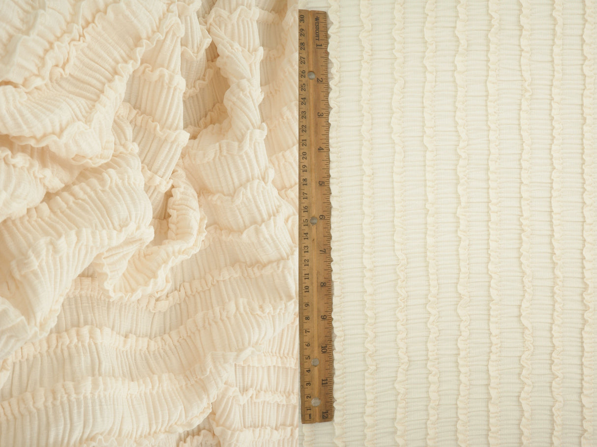 Crinkle Jacquard Knit Fabric