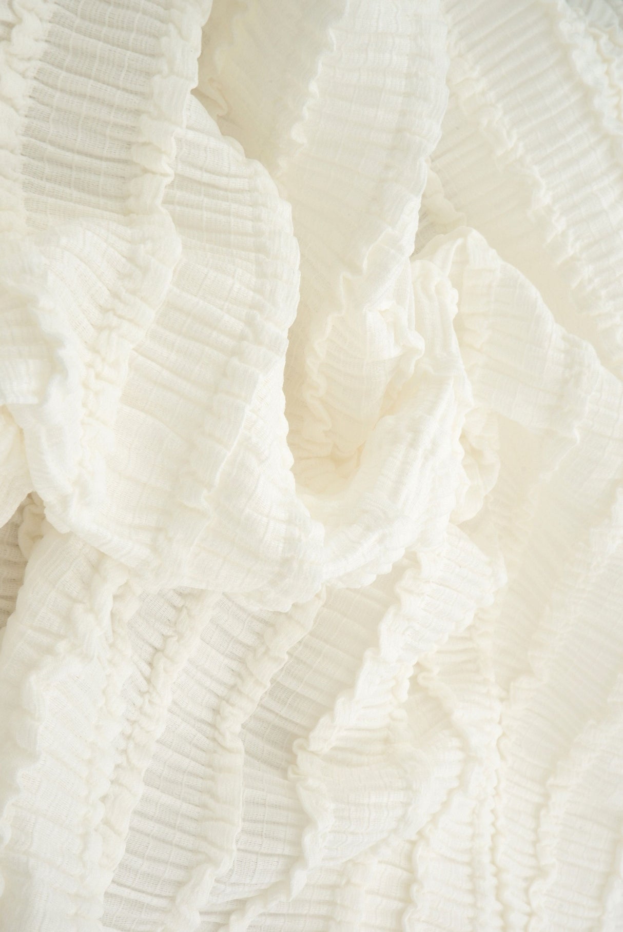 Crinkle Jacquard Knit Fabric