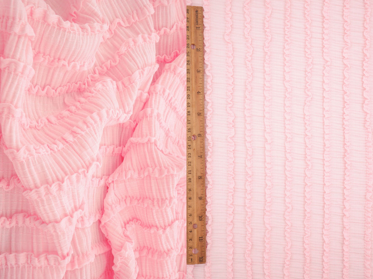 Crinkle Jacquard Knit Fabric