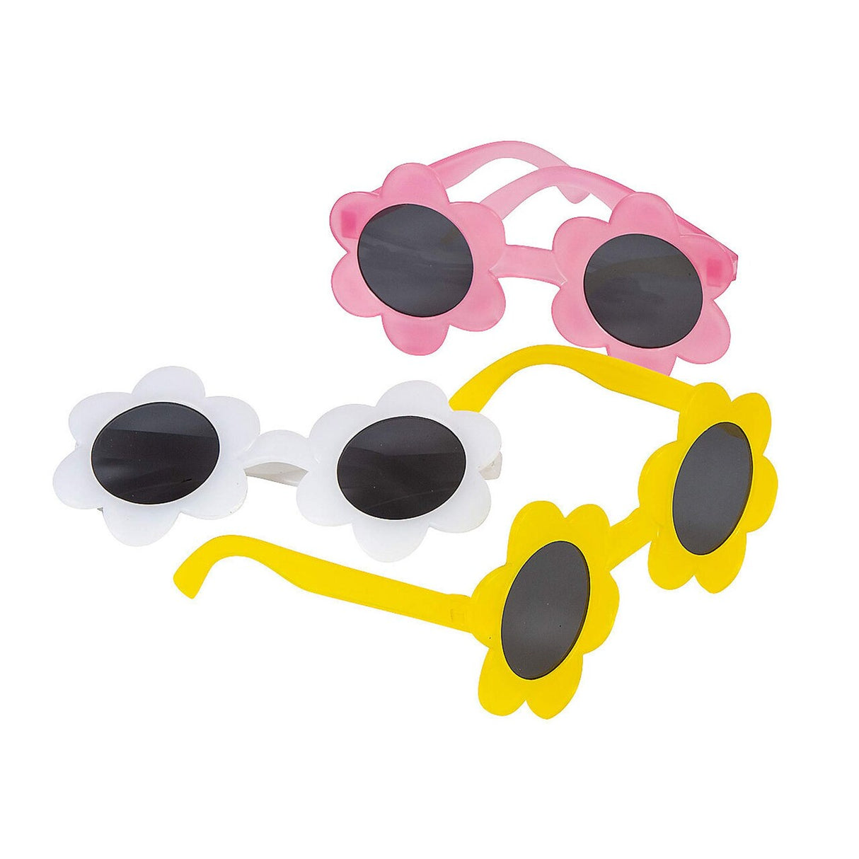 Kids Flower-Shaped Sunglasses - 12 Pc.