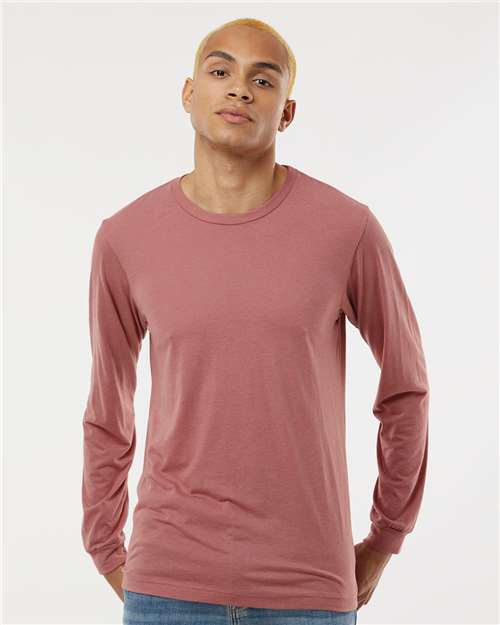 BELLA + CANVAS® Men’s Triblend Crewneck Long Sleeve Tee