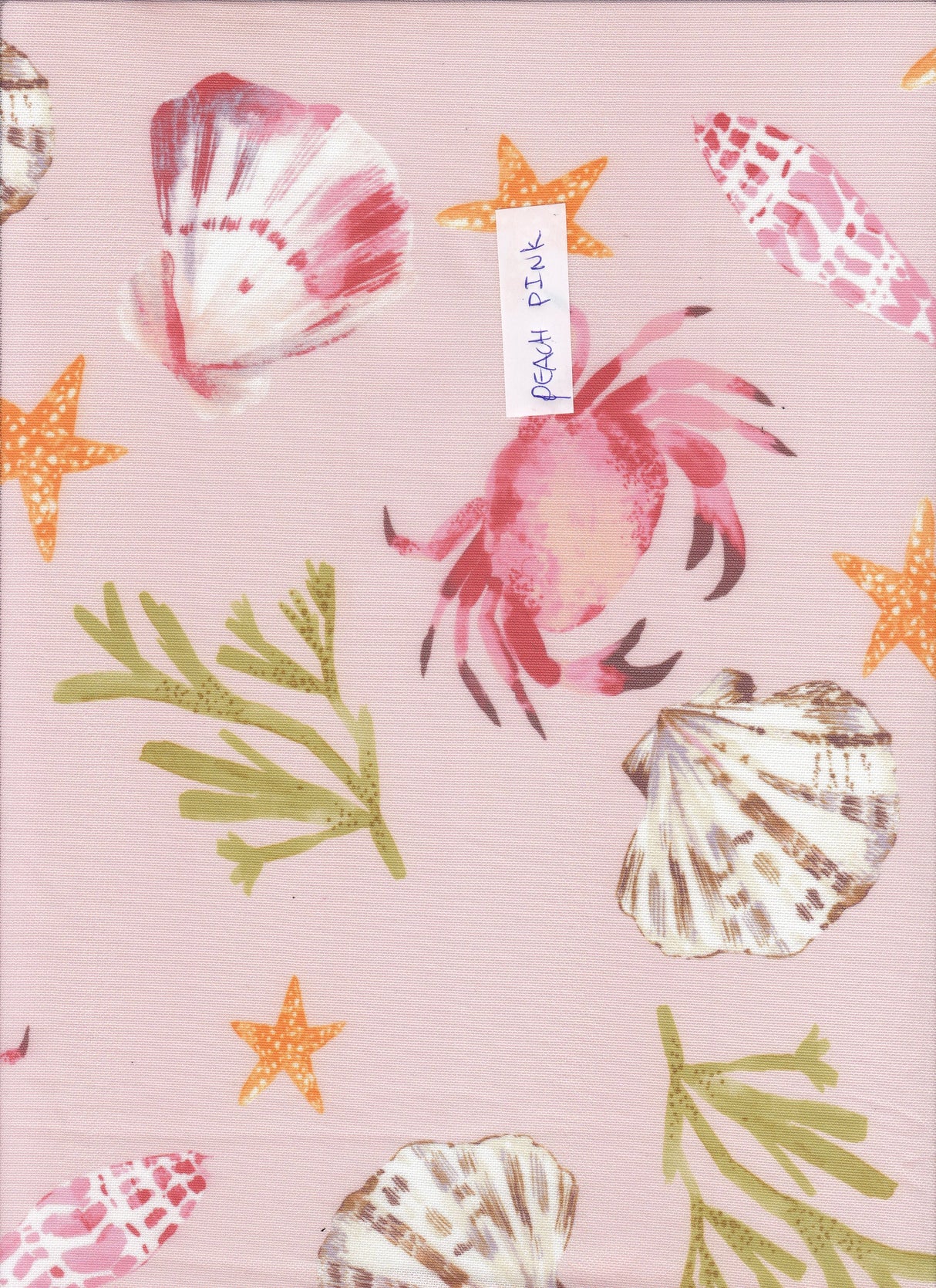 Mesh Sea Element Digital Print Fabric