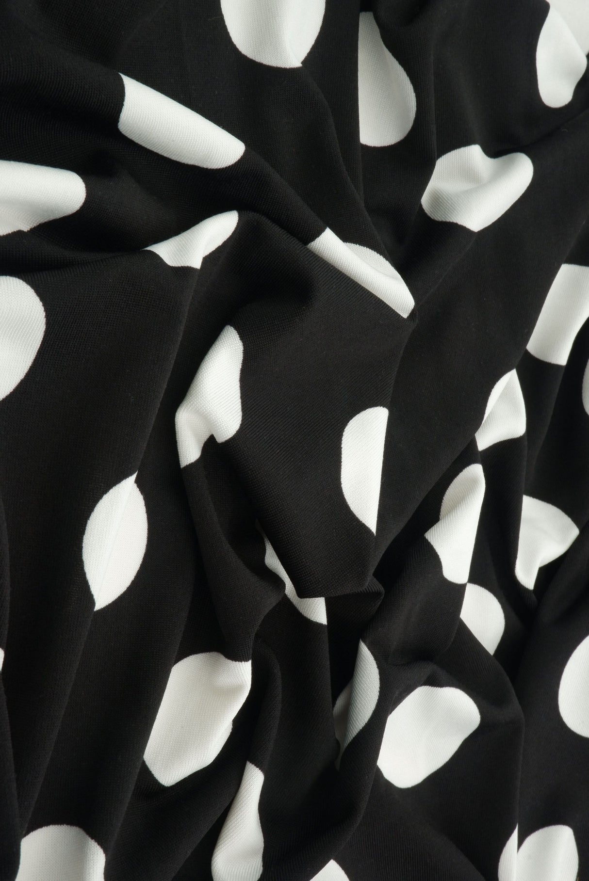 Polka Dot DTY Knit Fabric