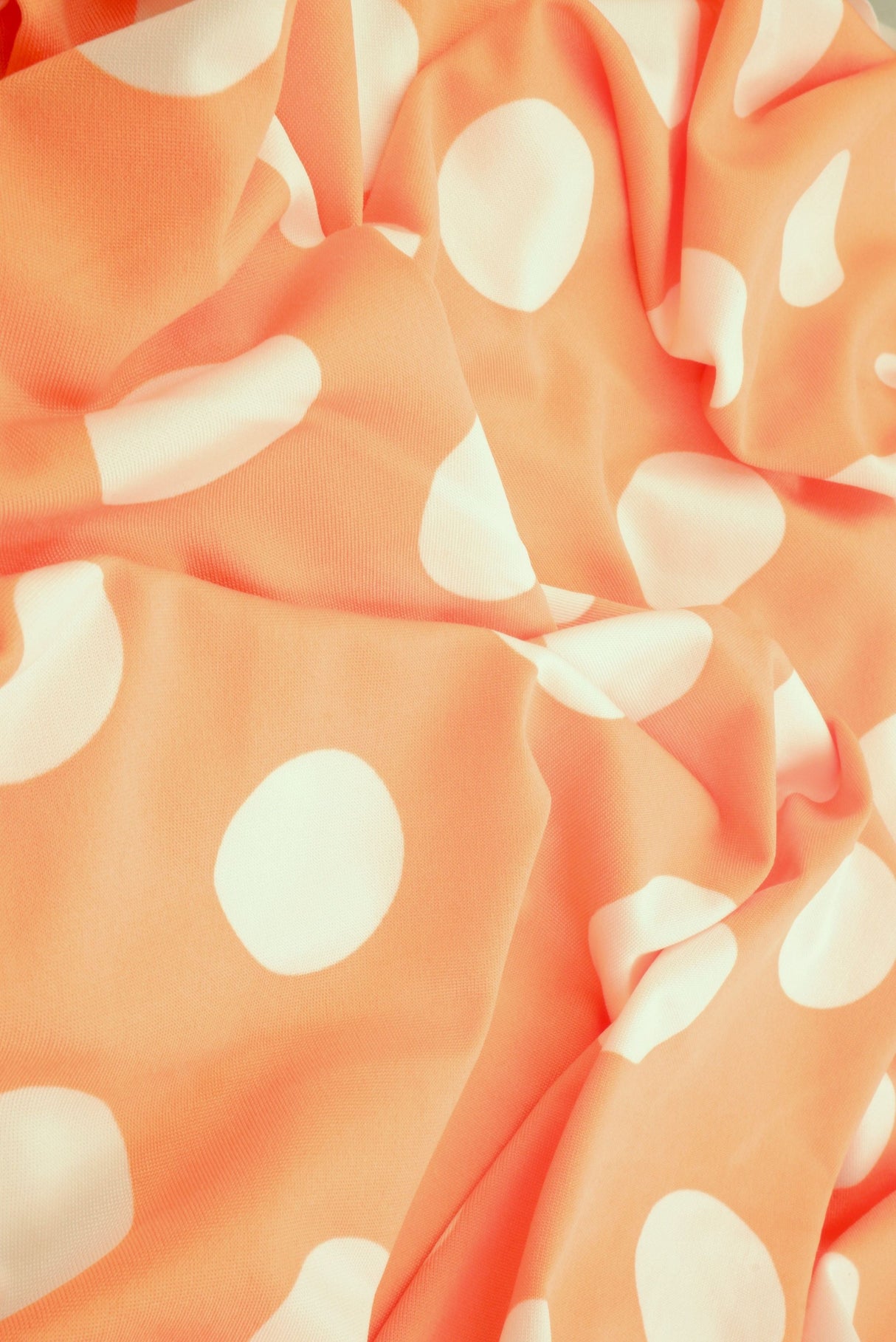 Polka Dot DTY Knit Fabric