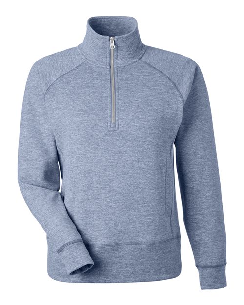 J. America Women's Electric Fleece Quarter-Zip Sweatshirt