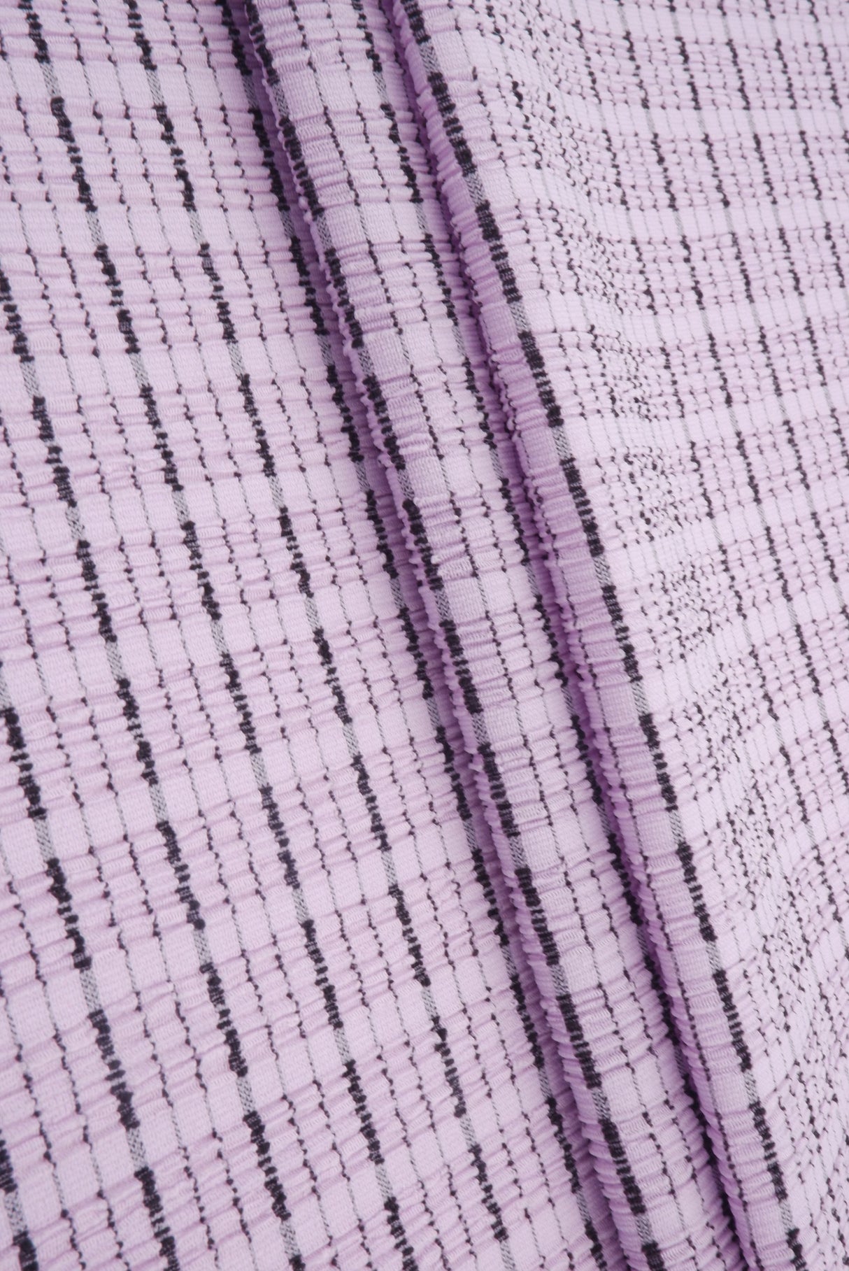Jacquard Knit Cloudberry Check Fabric