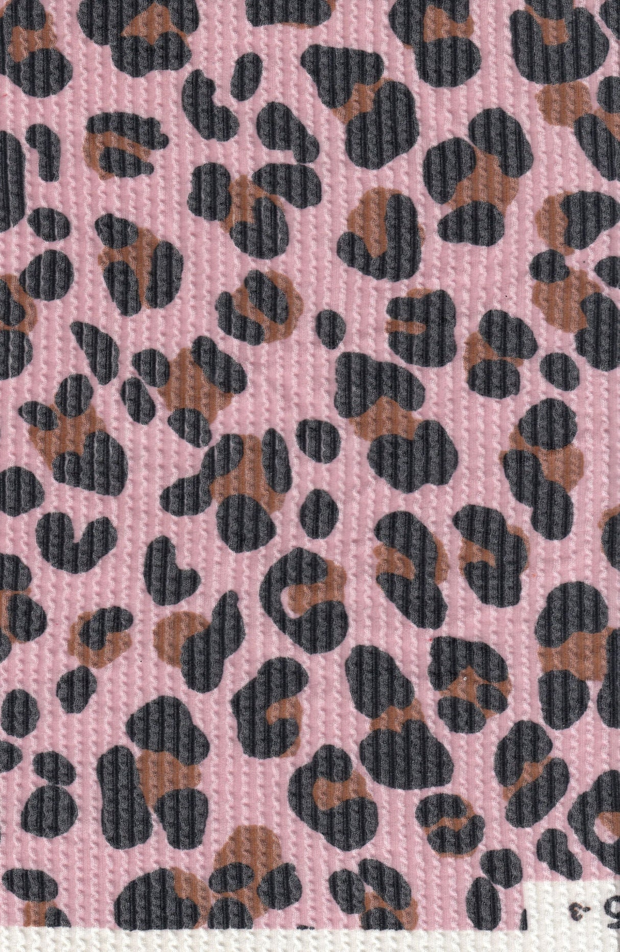 Double Knit Leopard Animal Print