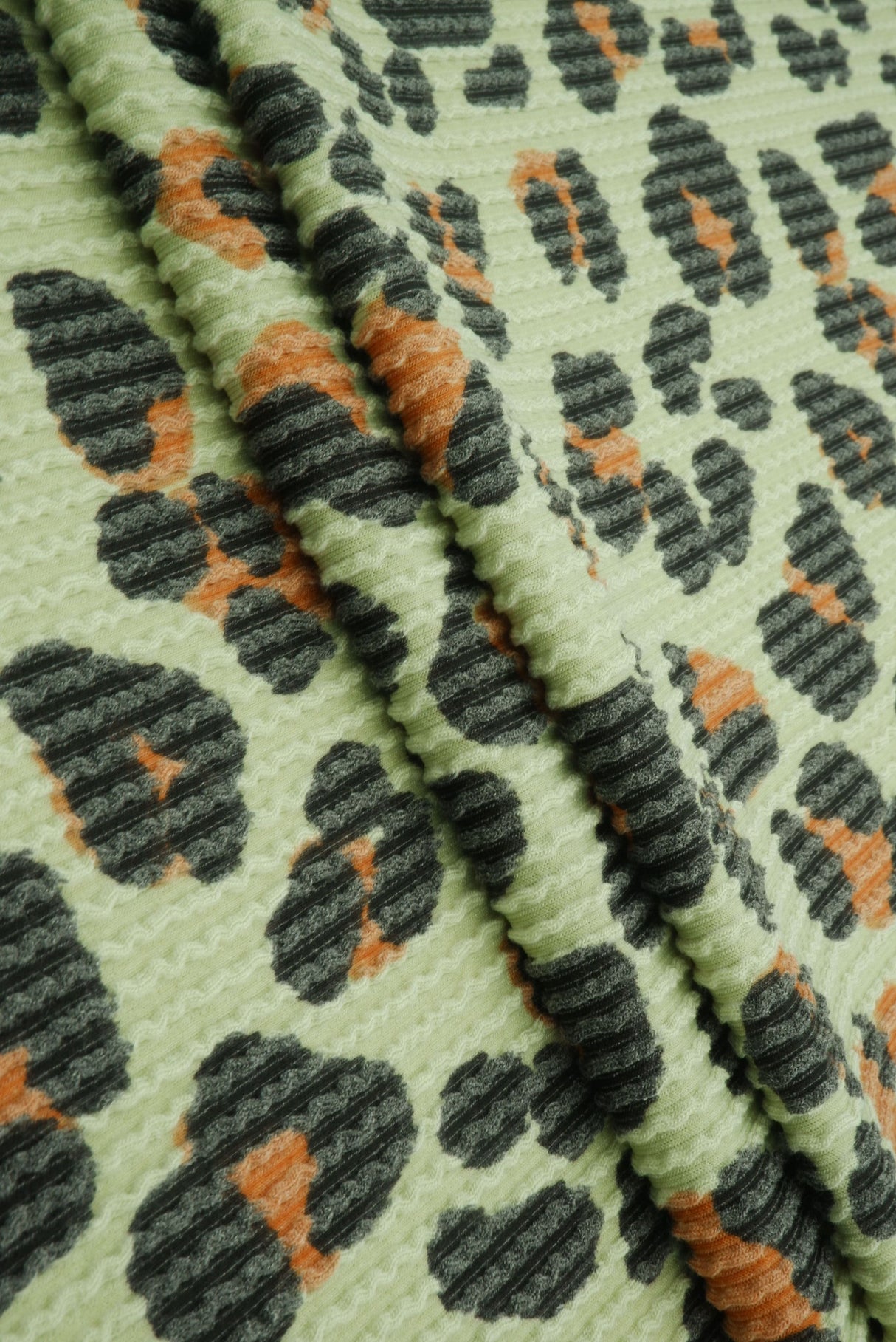 Double Knit Leopard Animal Print