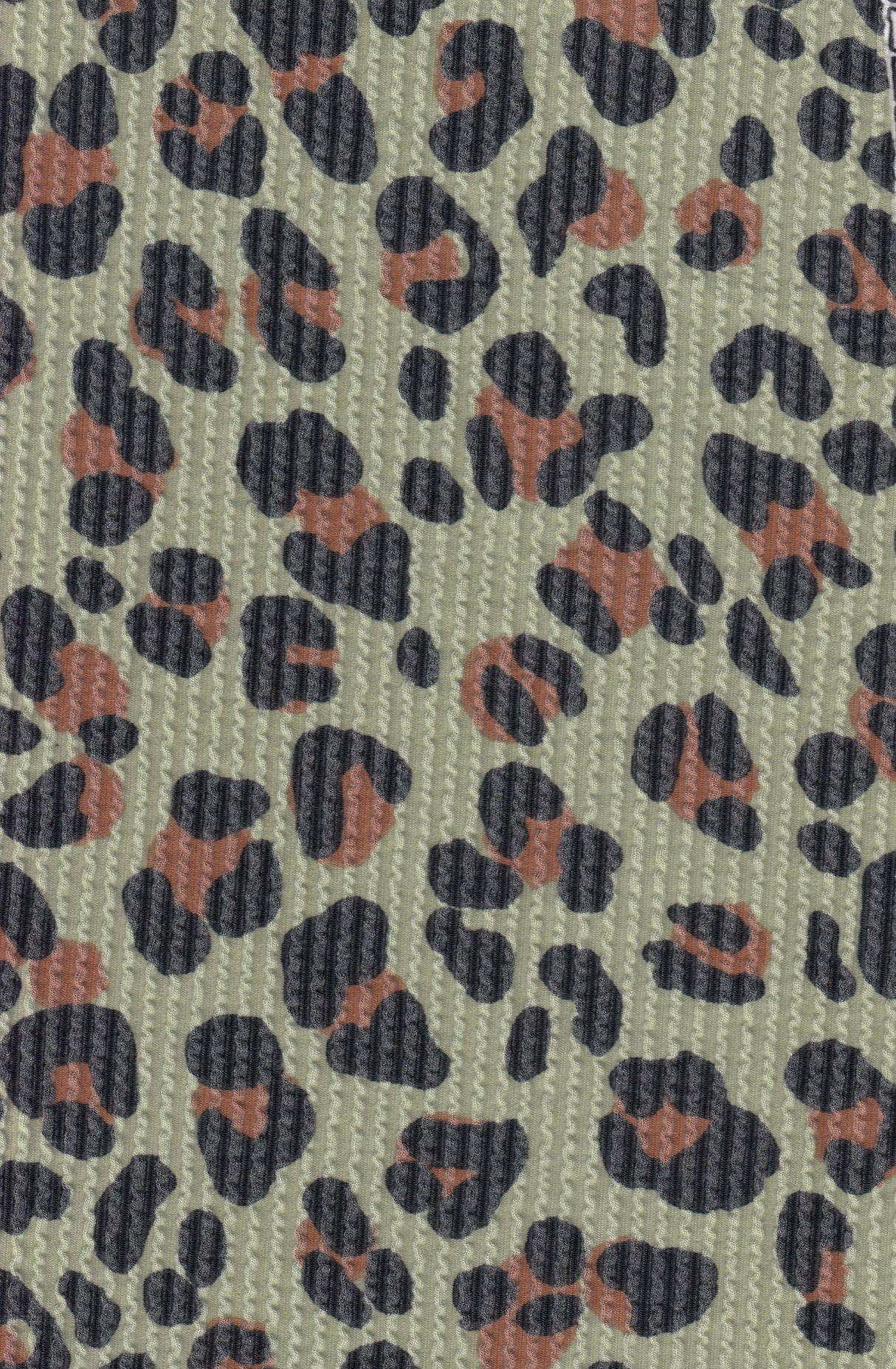 Double Knit Leopard Animal Print