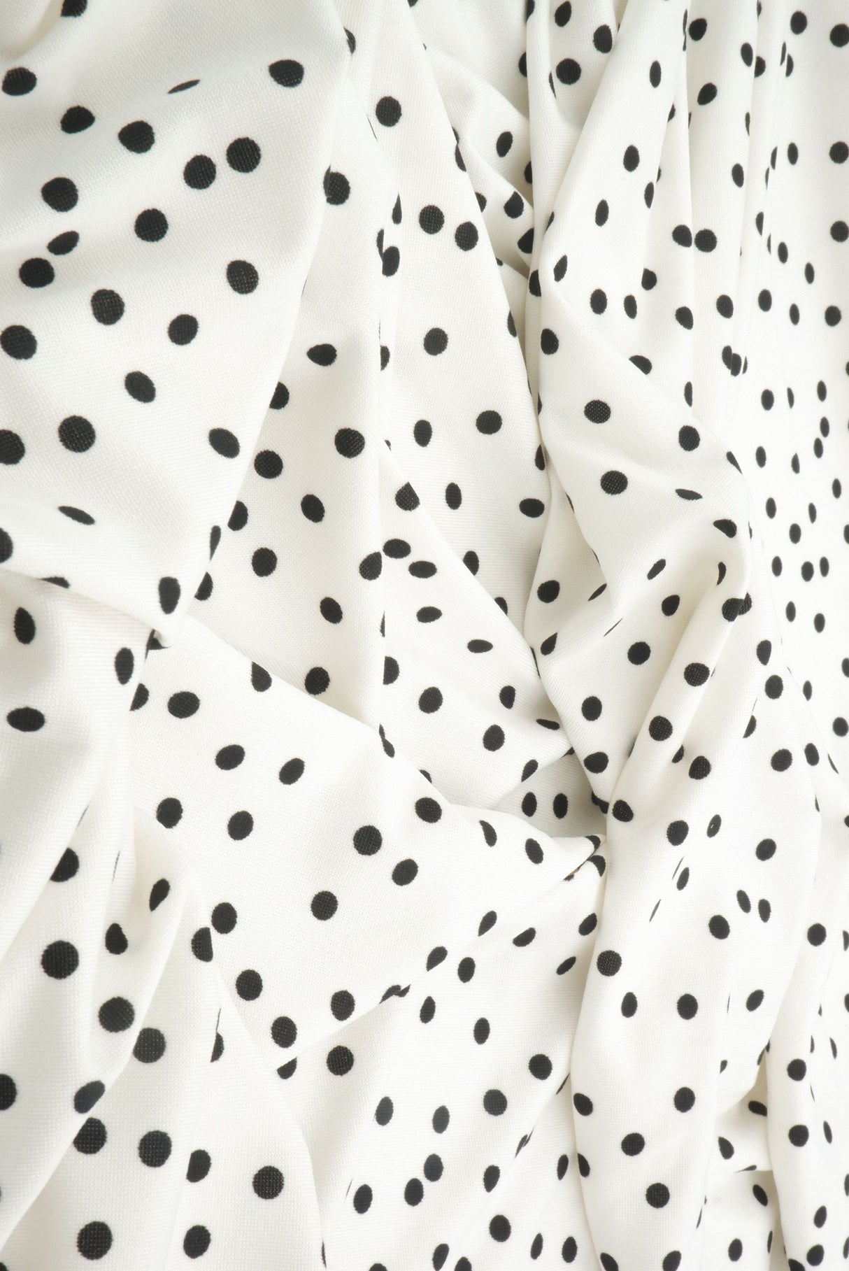 Polka Dot Knit Fabric