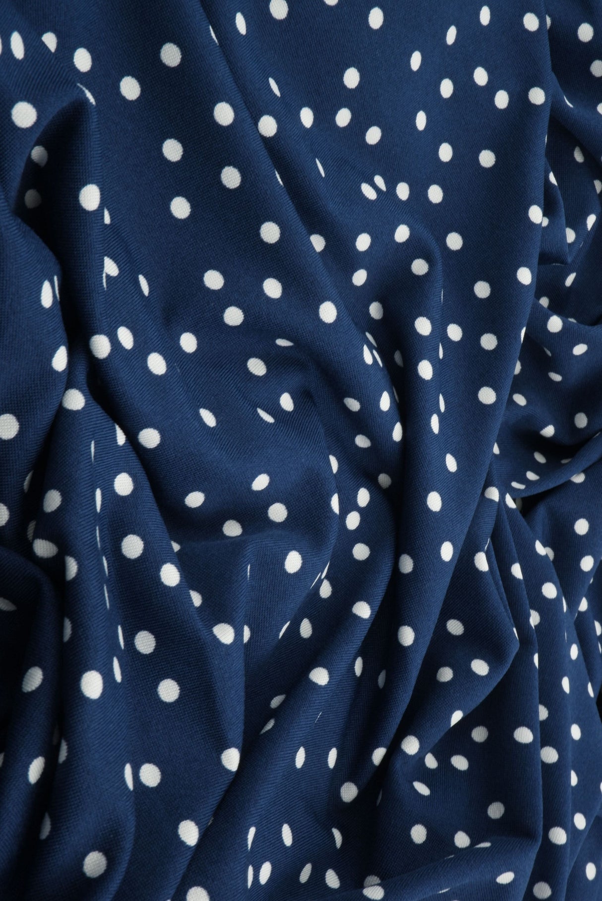 Polka Dot Knit Fabric