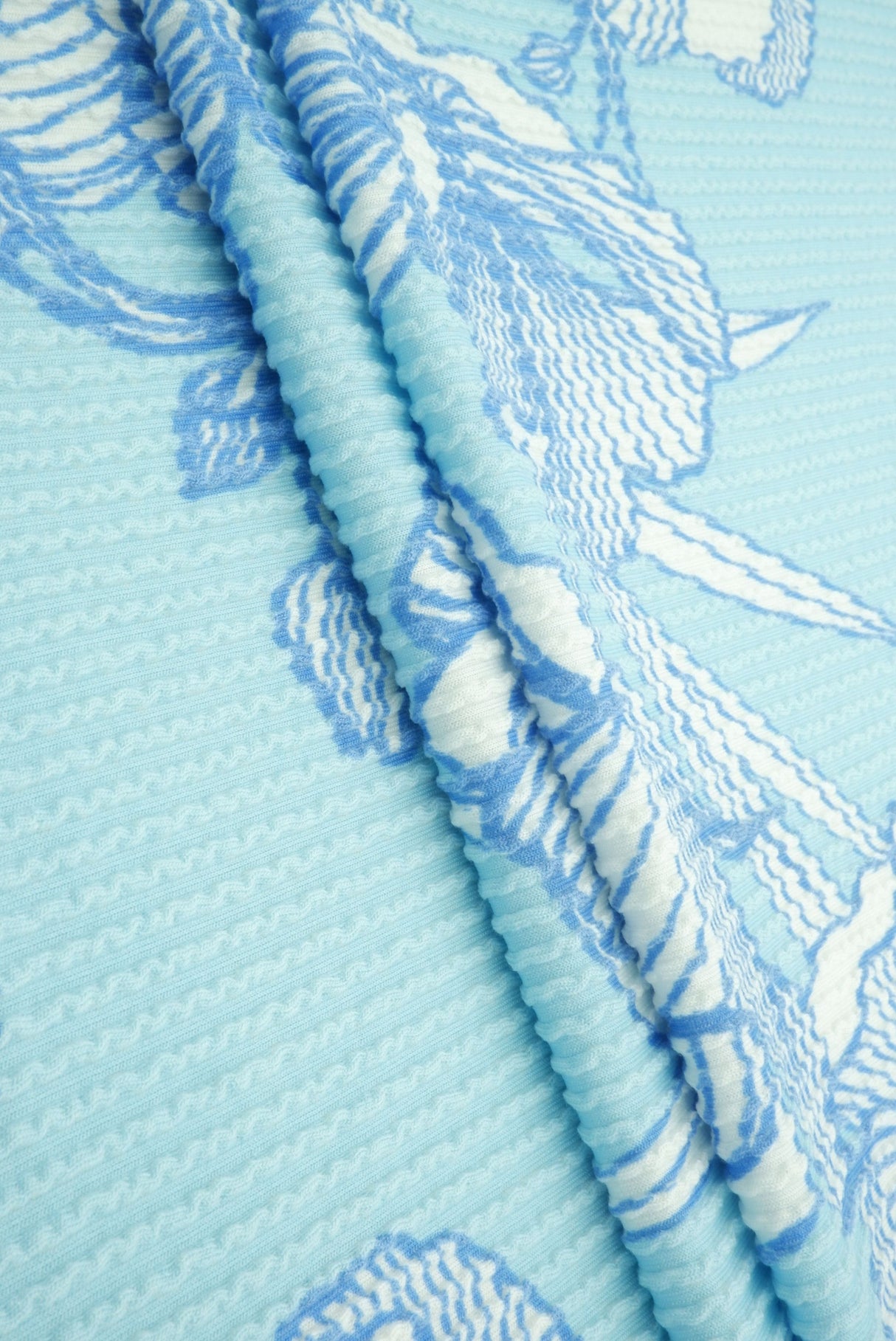 Floral Double Knit Fabric