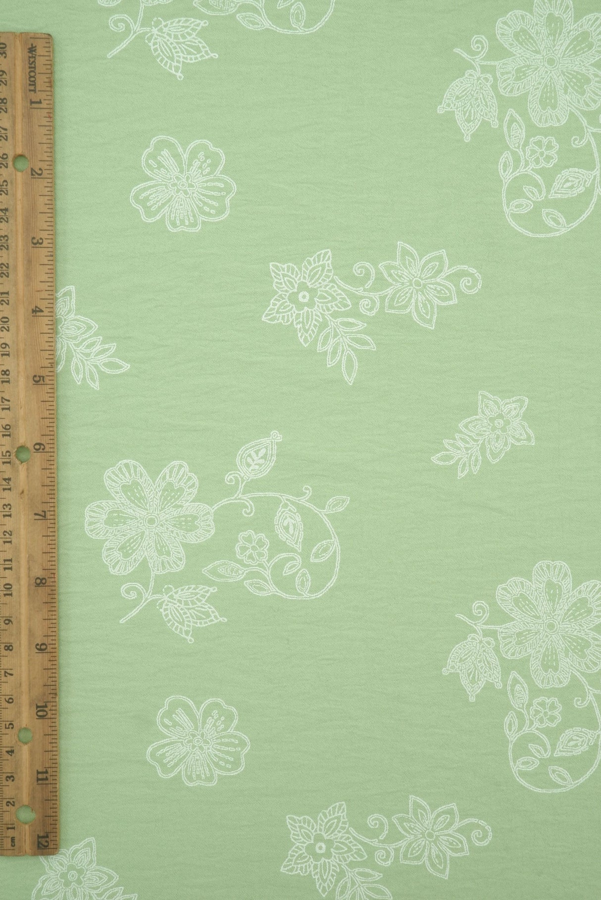 Flower Puff Print Airflow Woven