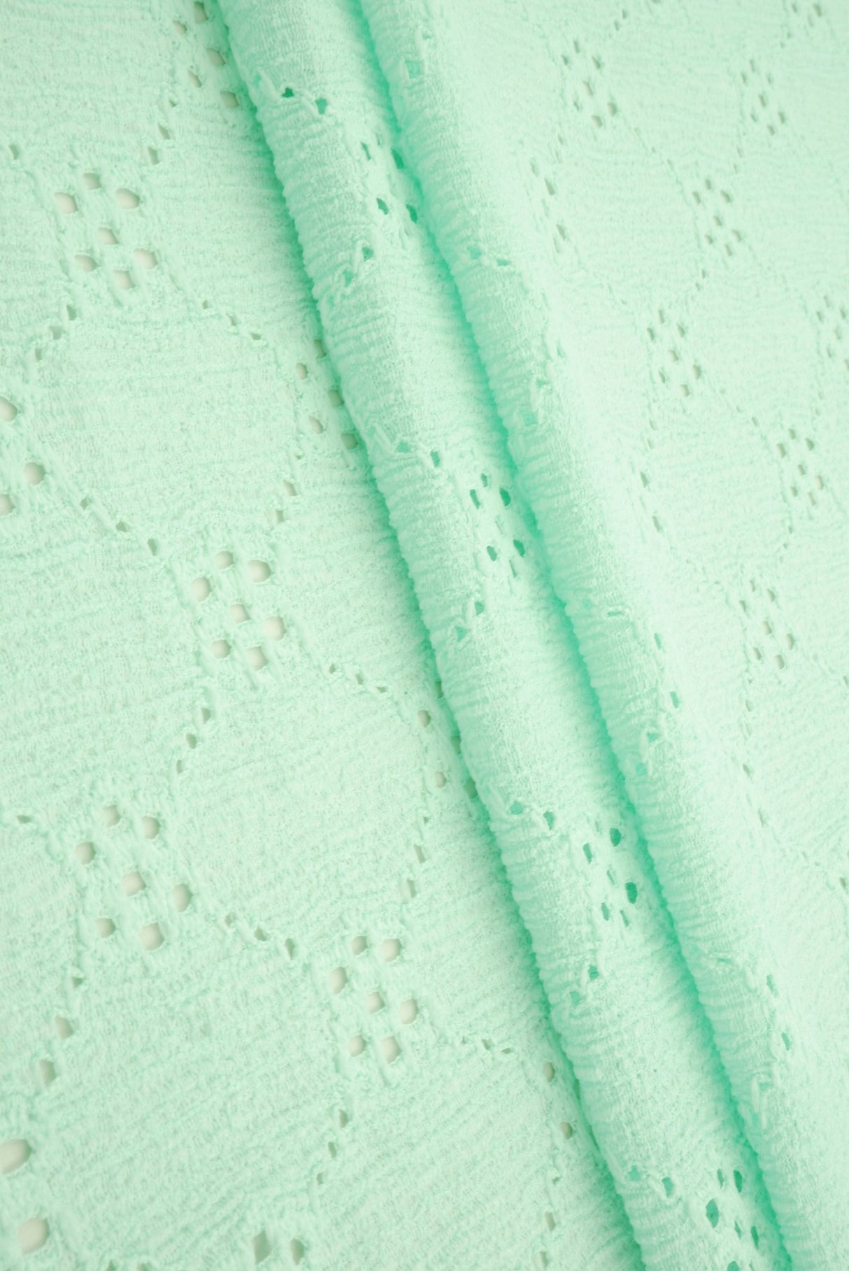Floral Eyelet Lace Fabric