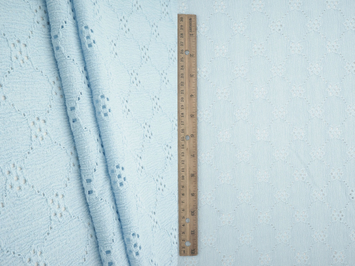 Floral Eyelet Lace Fabric
