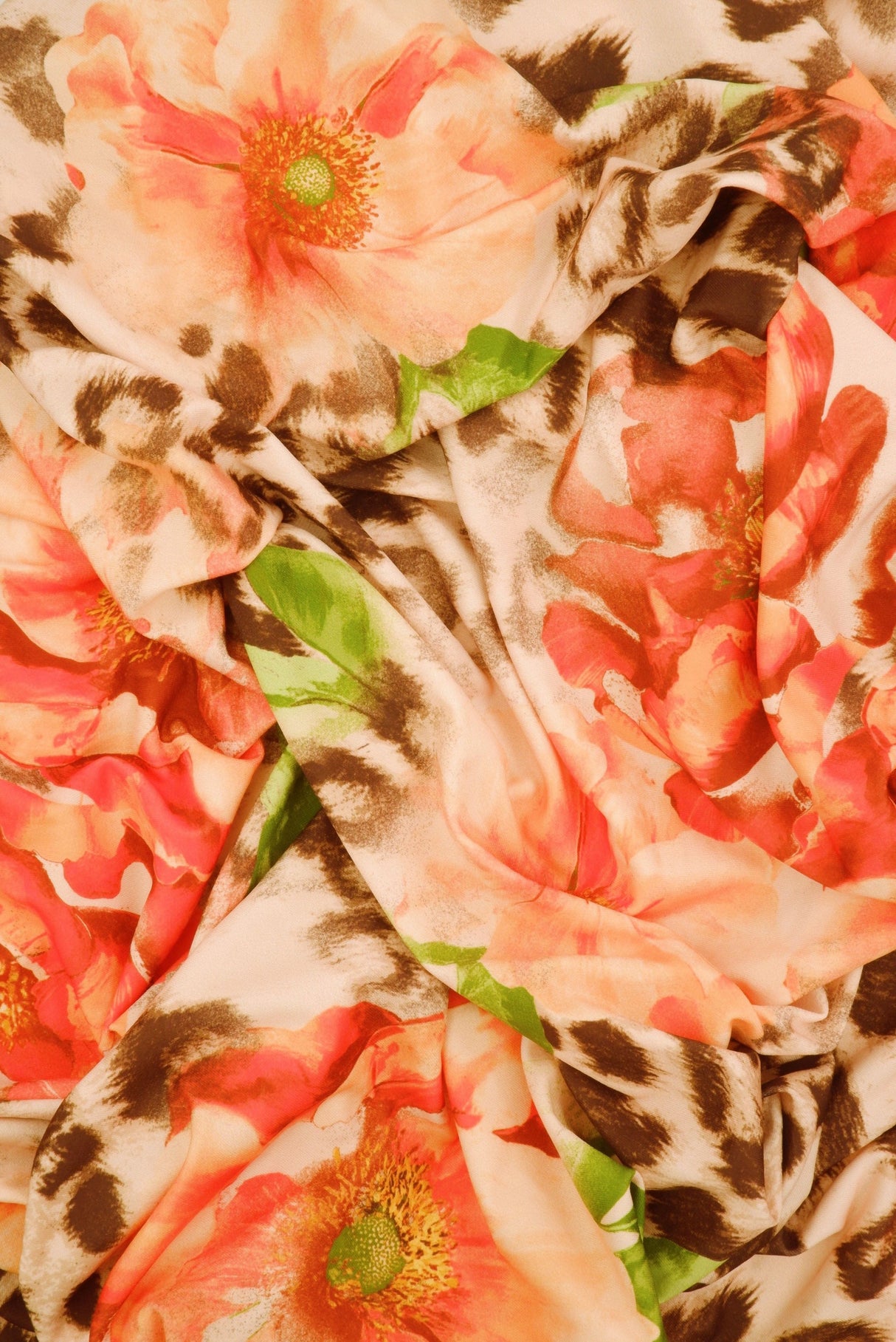 Leopard Floral ITY Knit Print