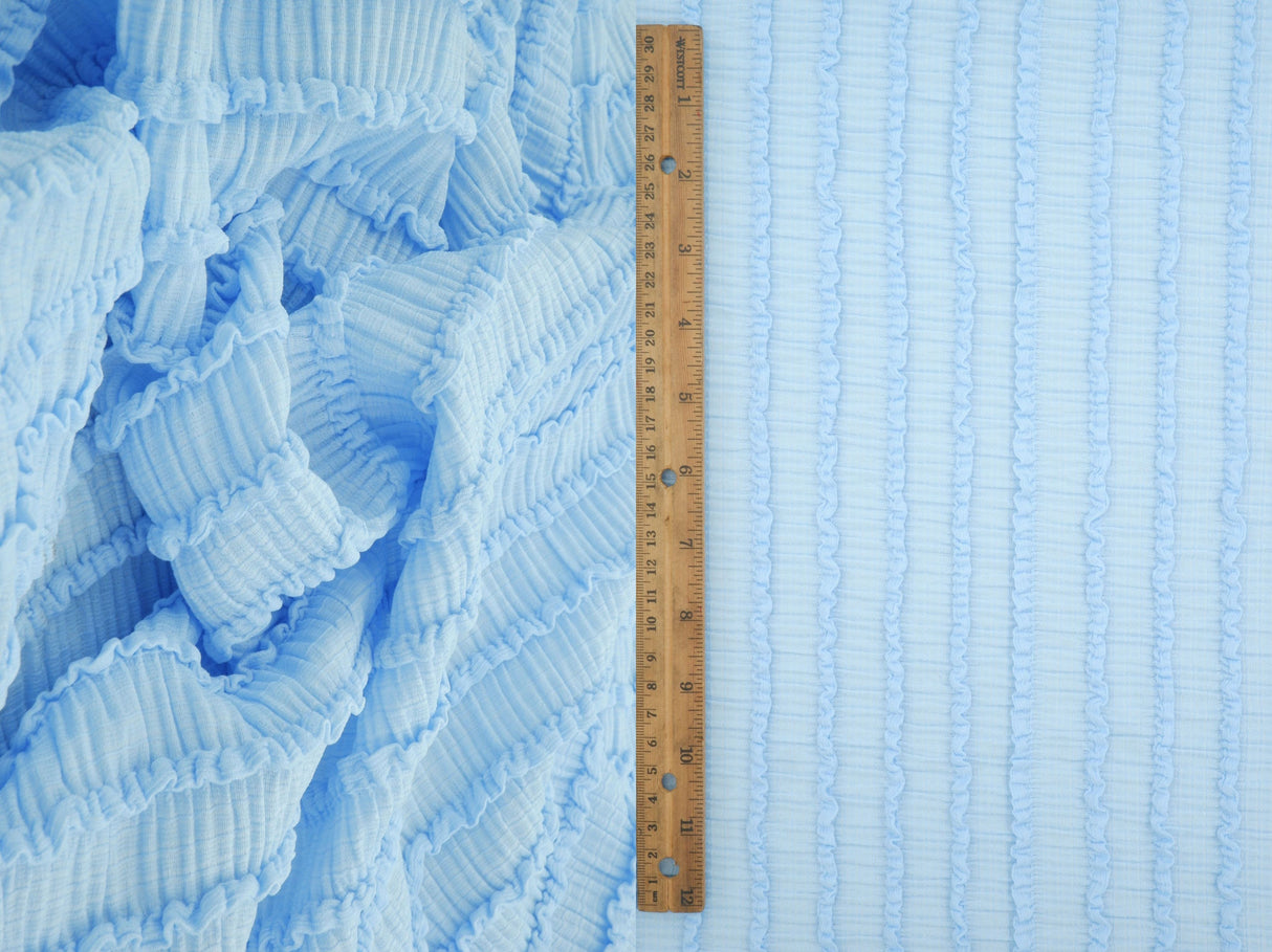 Crinkle Jacquard Knit Fabric