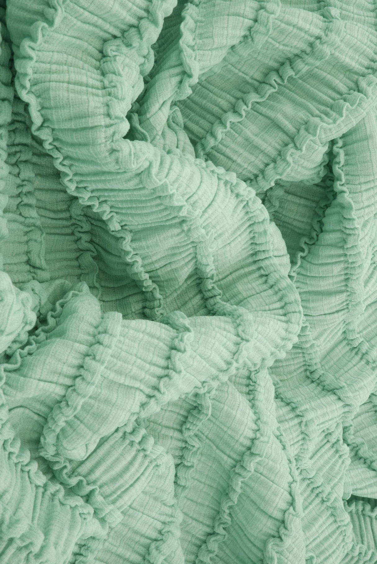Crinkle Jacquard Knit Fabric