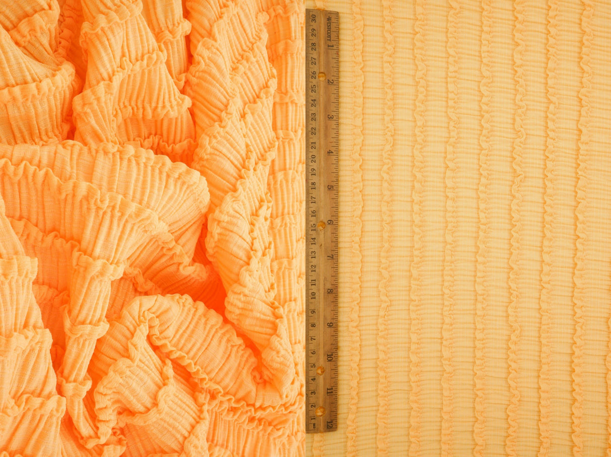 Crinkle Jacquard Knit Fabric