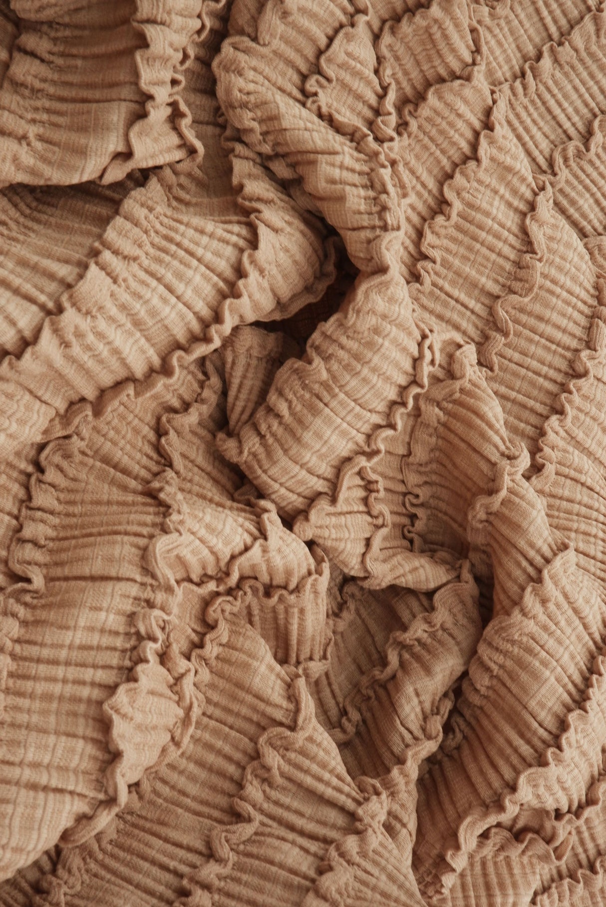 Crinkle Jacquard Knit Fabric