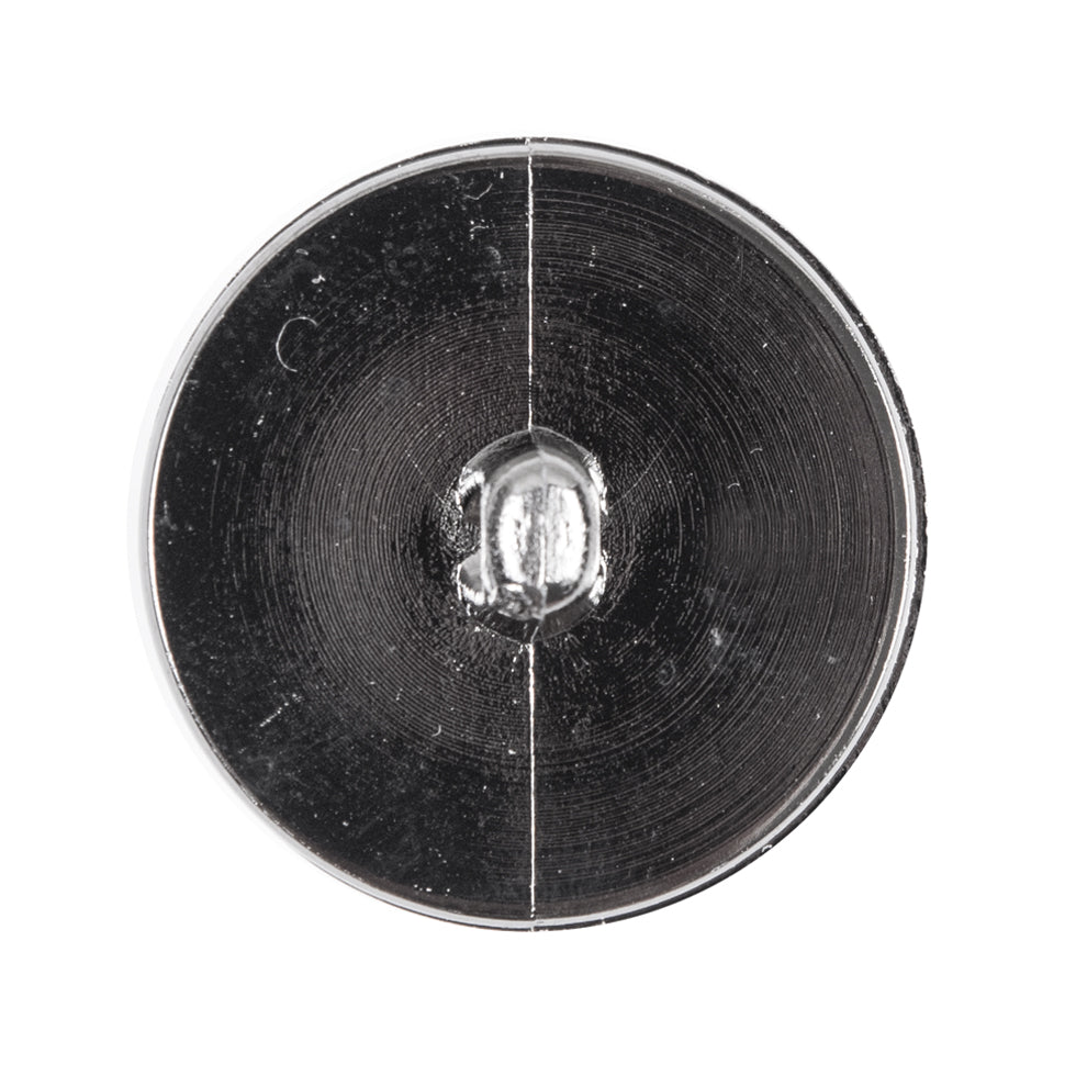 Italian Silver Plated Shank-Back Button - 44L/28mm