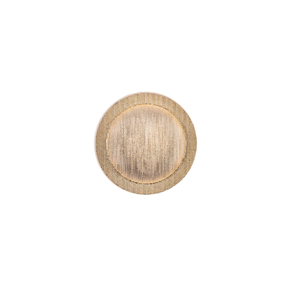 Italian Gold Plated Shank-Back Button - 20L/12.5mm