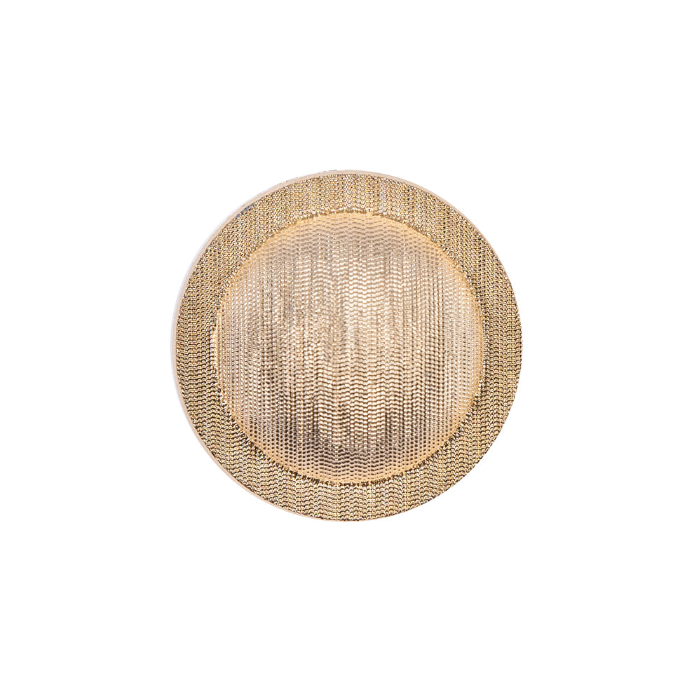 Italian Gold Plated Shank-Back Button - 36L/23mm