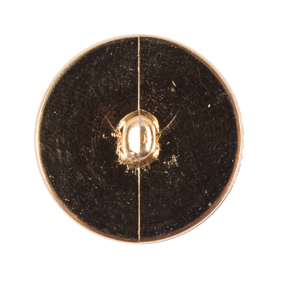 Italian Gold Plated Shank-Back Button - 44L/28mm