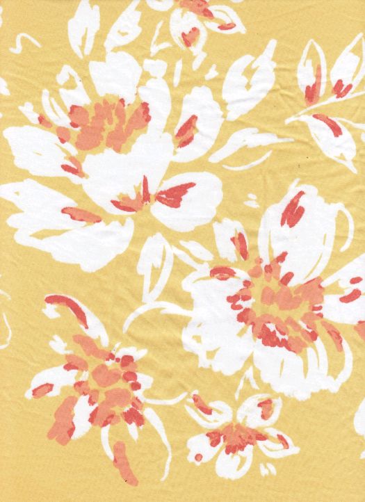Floral DTY Knit Fabric