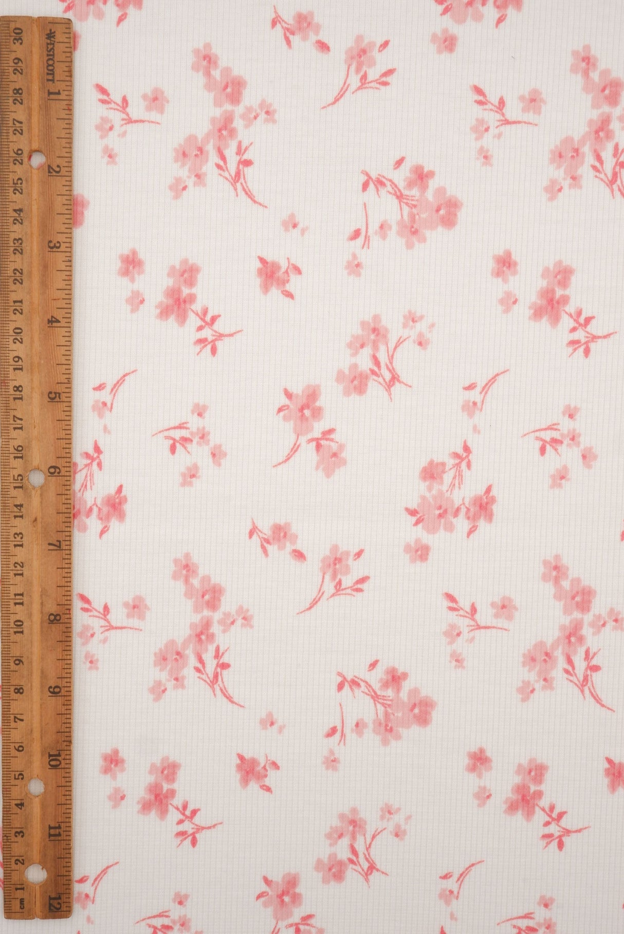 Ditsy Floral Rib Knit