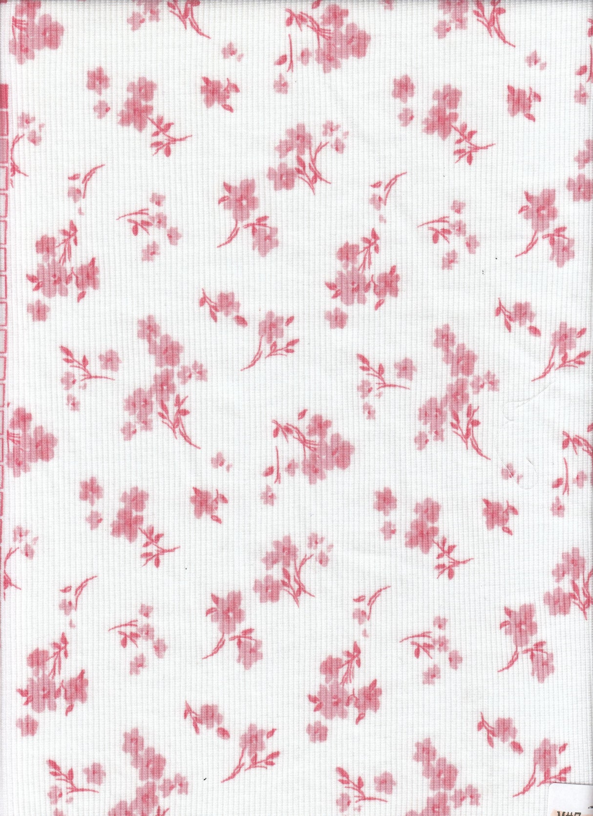 Ditsy Floral Rib Knit