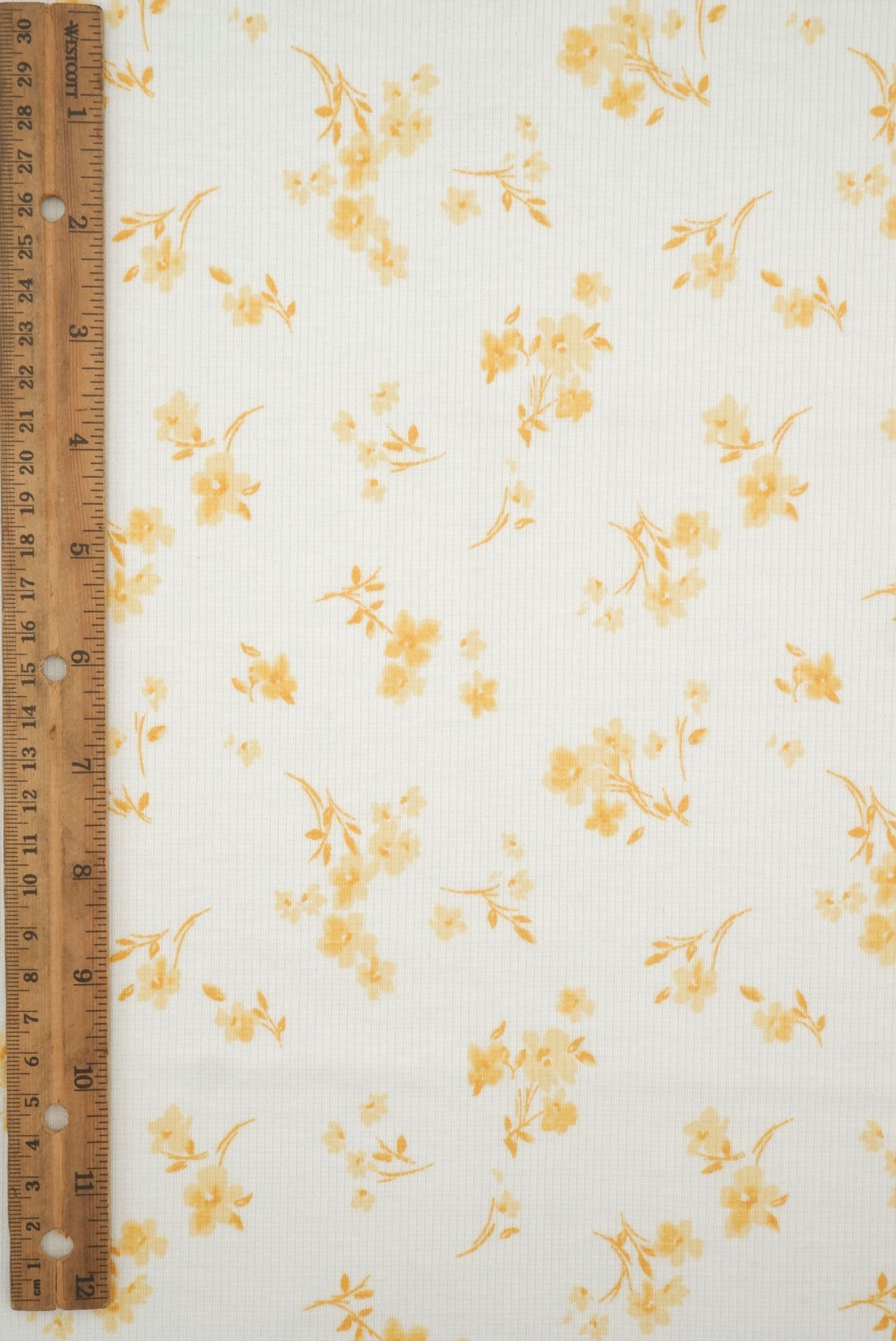 Ditsy Floral Rib Knit